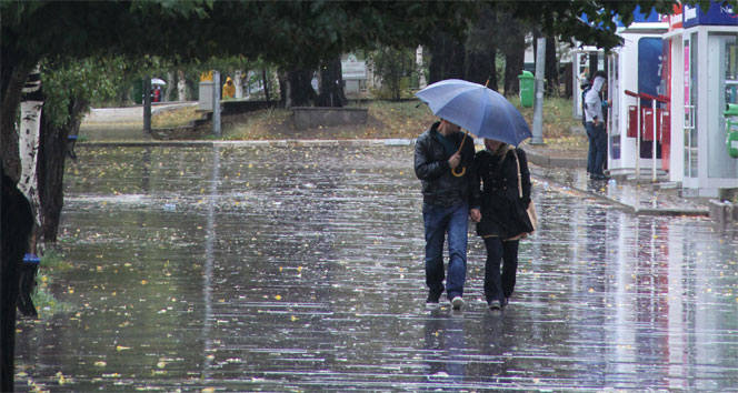 Meteoroloji'den 3 il için kuvvetli yağış uyarısı